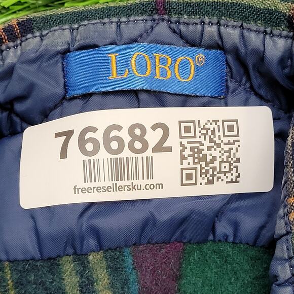 Vintage LOBO Flannel Plaid Shirt Medium 20x26 Pendleton Wool - Picture 8 of 9